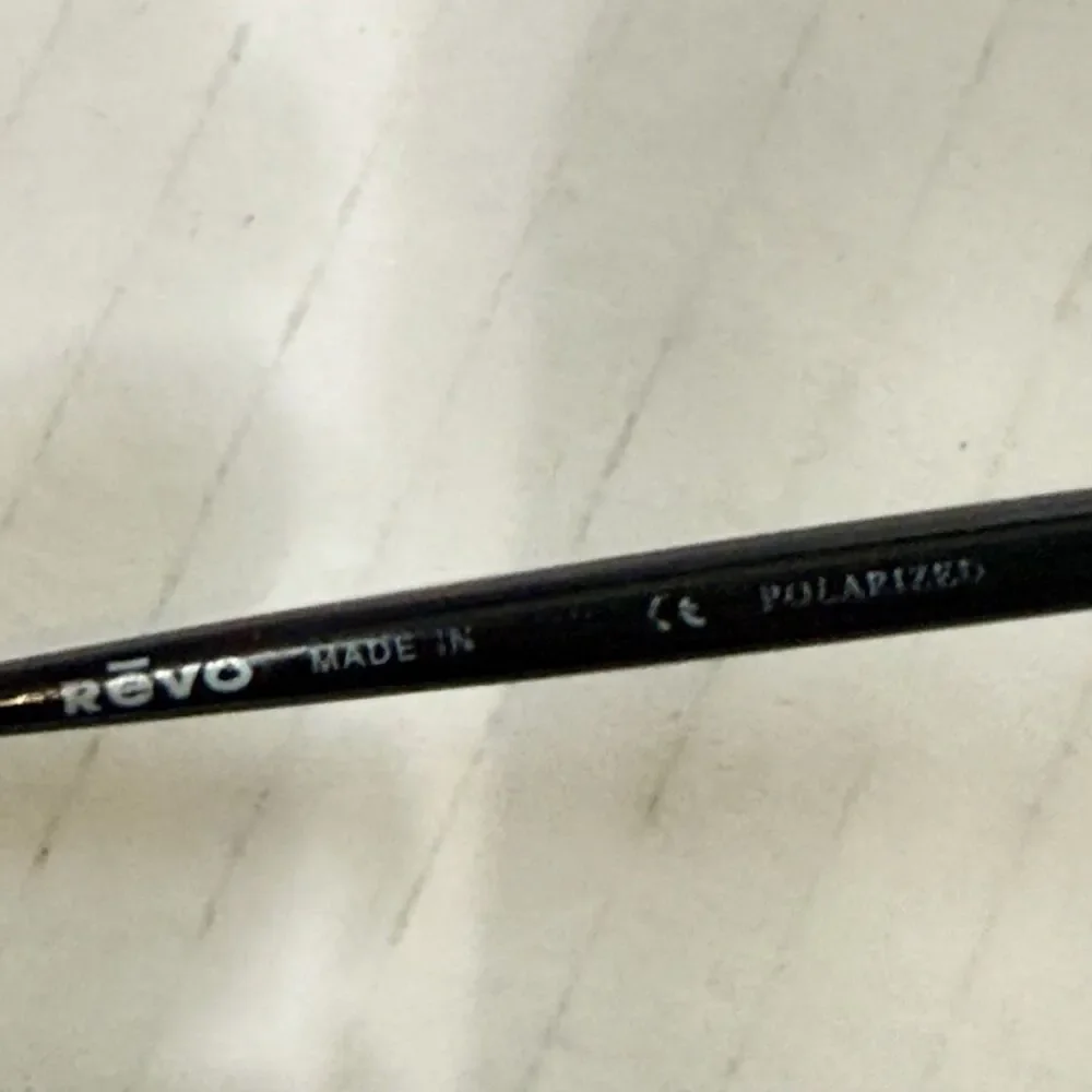 Revo H2O Polarized Sunglasses RE 3012 080/63 51-19 135 Made In Italy Oval Mirror